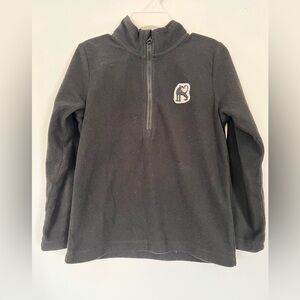 Mini Rodini Charcoal (Black)  Fleece Panther Jacket